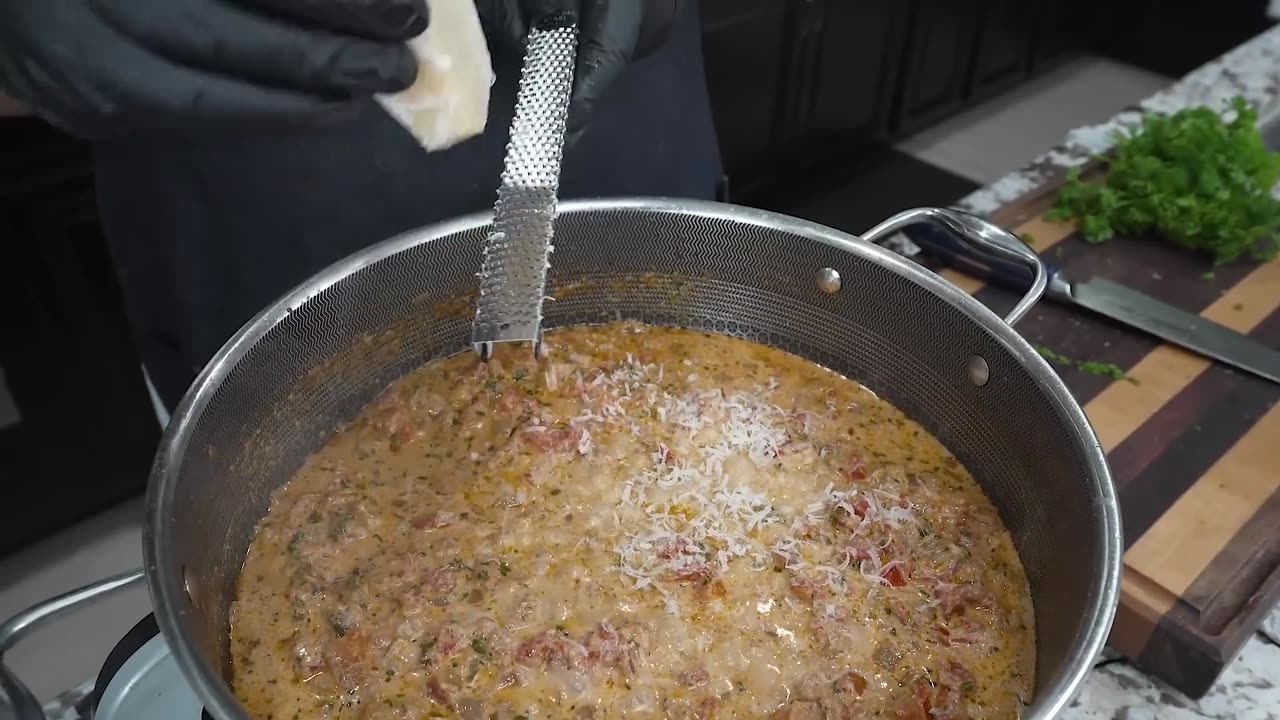 Shrimp and Sausage Cajun Pasta
