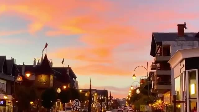 Late afternoon in Gramado, Rio Grande do Sul, Brazil.