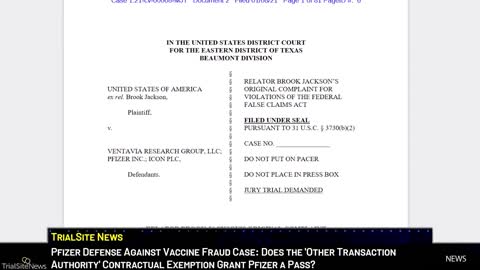 PFIZER THE CROOK OF SHIT DEFENSE AGAINST COVID VACCINE LAWSUITS