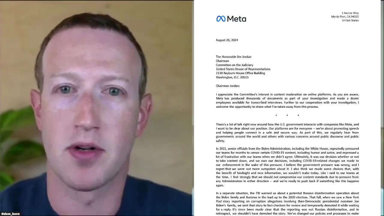 Zuckerberg confiesa