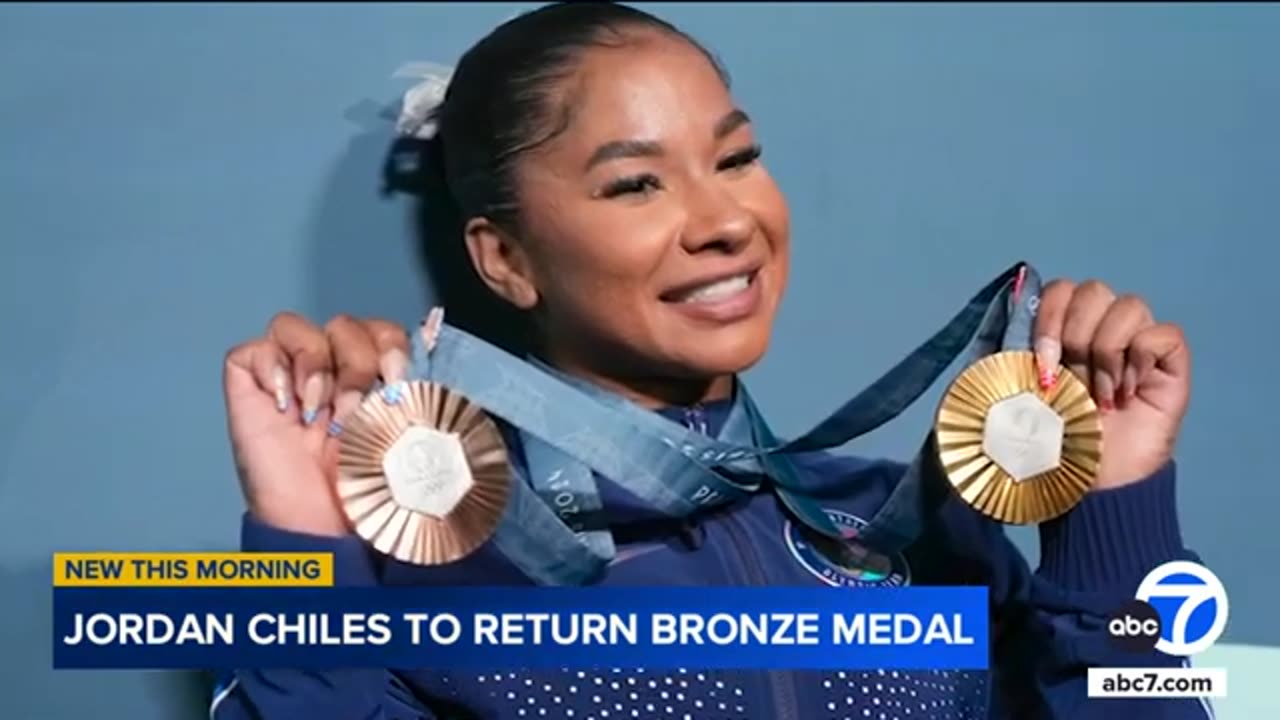 Jordan Chiles stripped of gymnastics bronze medal