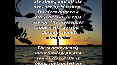The Book of Matthew 1:20 - Daily Bible Verse Commentary
