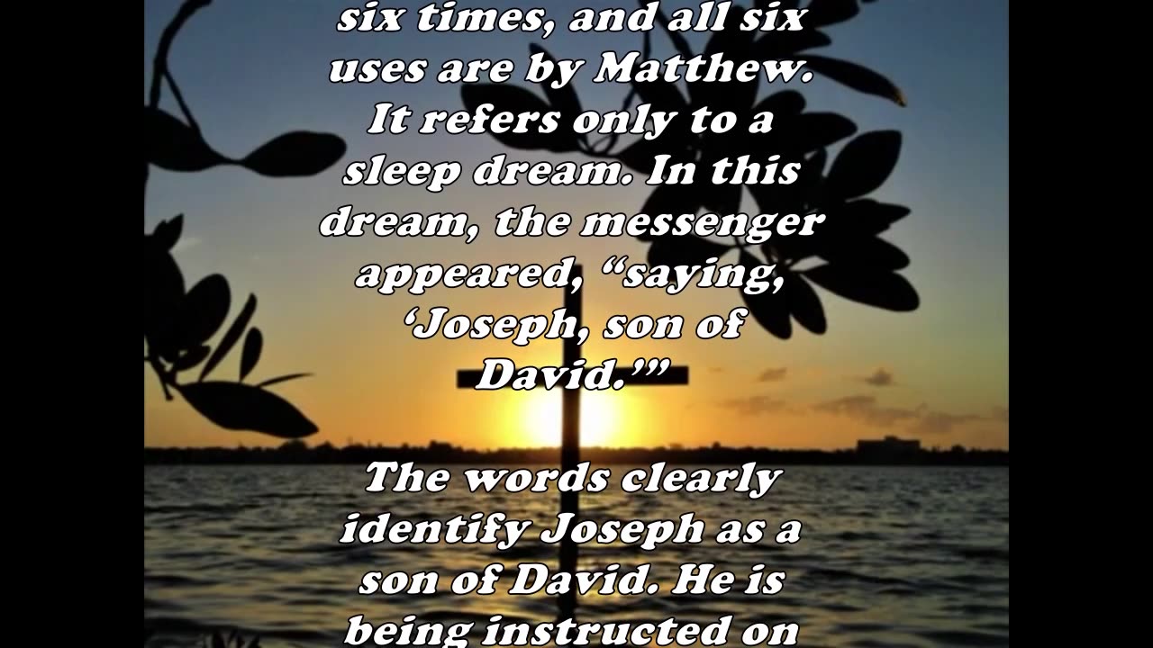 The Book of Matthew 1:20 - Daily Bible Verse Commentary