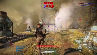 SWBF2: Instant Action Mission (Attack) Rebel Alliance Kessel Gameplay