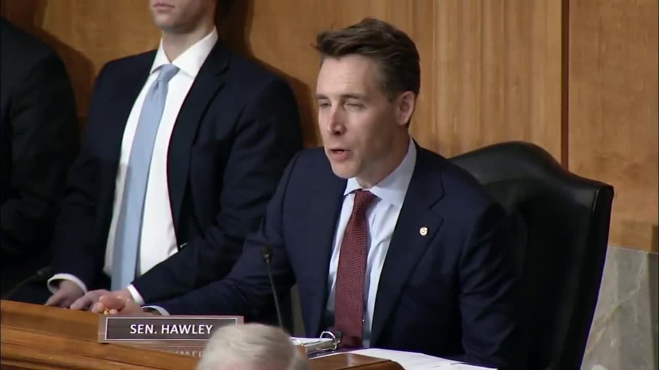 Sen. Josh Hawley Reads Statement By Dr. Ebright Stating NIH Lied About Gain-Of-Function Research