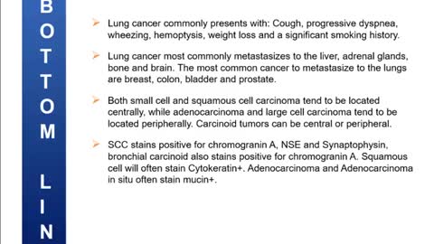 USMLE-Rx •Lung cancer