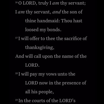 Morning Prayer 358: Psalm 116:15