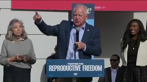 Tim Walz says Trump's rally at Madison Square Garden is like the 1939 Nazi rally