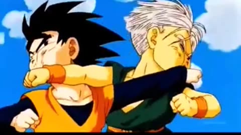 GOTEN VS TRUNKS FIGHT 🔥