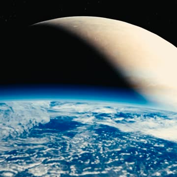 Jupiter destroys earth and the ISS