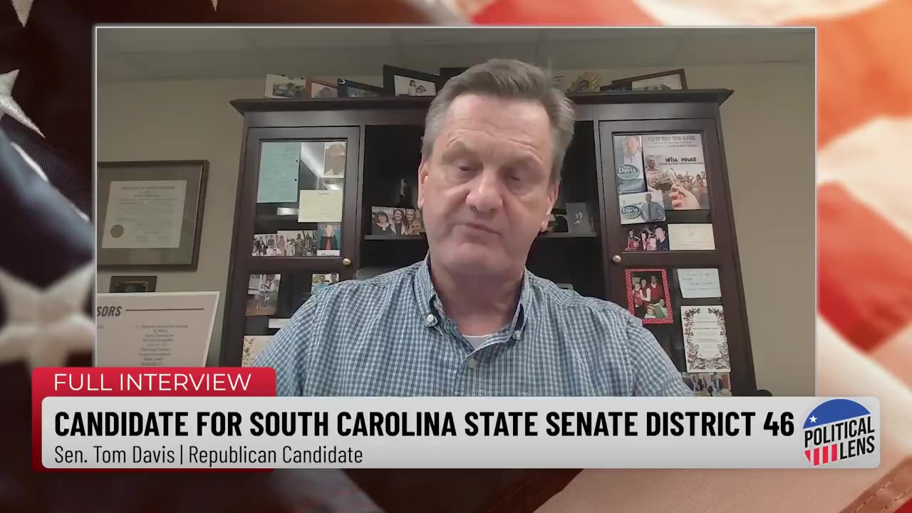 2024 Candidate for South Carolina State Senate District 46 - Sen. Tom Davis | Republican Candidate