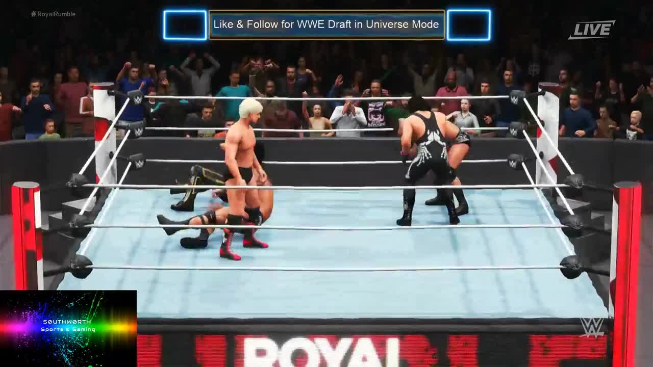 WWE 2K20 Royal Rumble for WWE Championship w/AEW & Legends