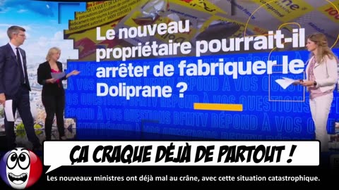 Le ministre de la justice veut déjà se BARRER, et le SCANDALE à venir sur le Doliprane...