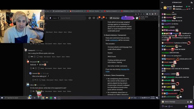 xQc explains why he has 3 phones
