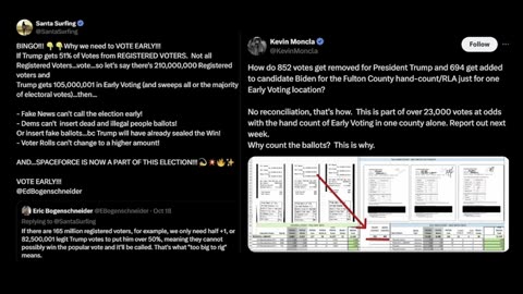 10.21.24- Battle LINES clear, Good vs Evil, Half of Christians not voting. Vote Machines acting up