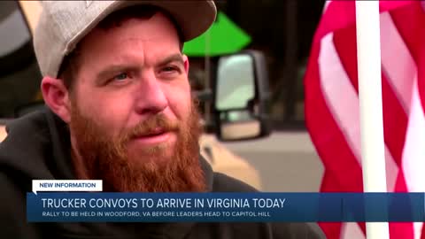 Trucker convoy set to arrive in Virginia Sunday