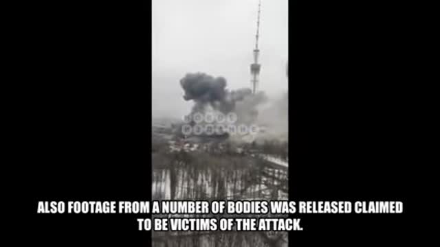Russian army Hit kyiv TV tower
