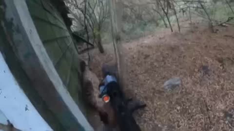 International Legion Troops Clearing Village in Kursk