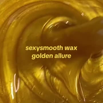 Melting Sexy Smooth Golden Allure Hard Wax | @megthewaxlady