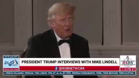 President Donald J Trump interviews with Mike Lindell - 11/11/2021