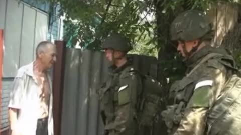Russian military doctors help residents of the Kharkiv region