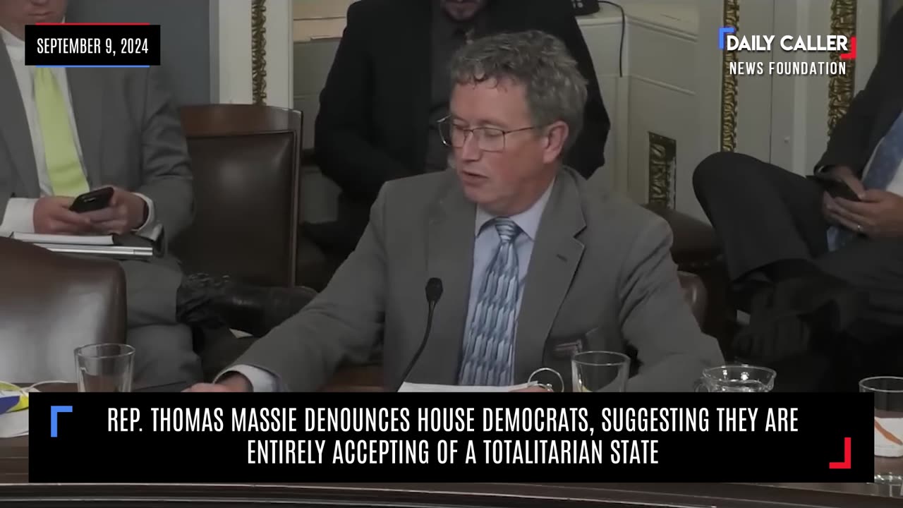 MUST WATCH: Rep. Thomas Massie Delivers a Sharp Critique of House Democrats