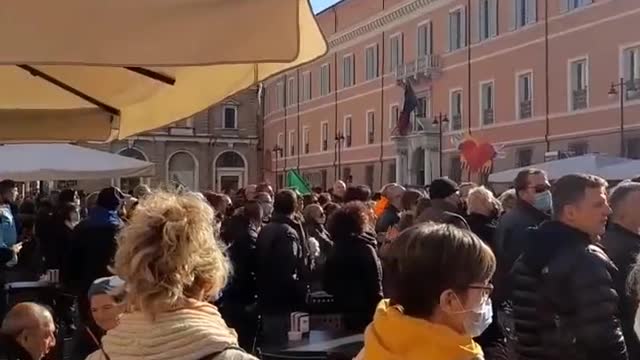 Italy Protests for Pro choice / No Green Pass