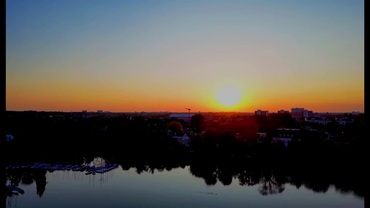 Hamburg Germany Drone View