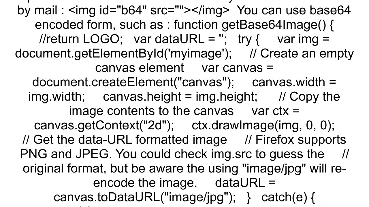 Adding image in the body of the email using href