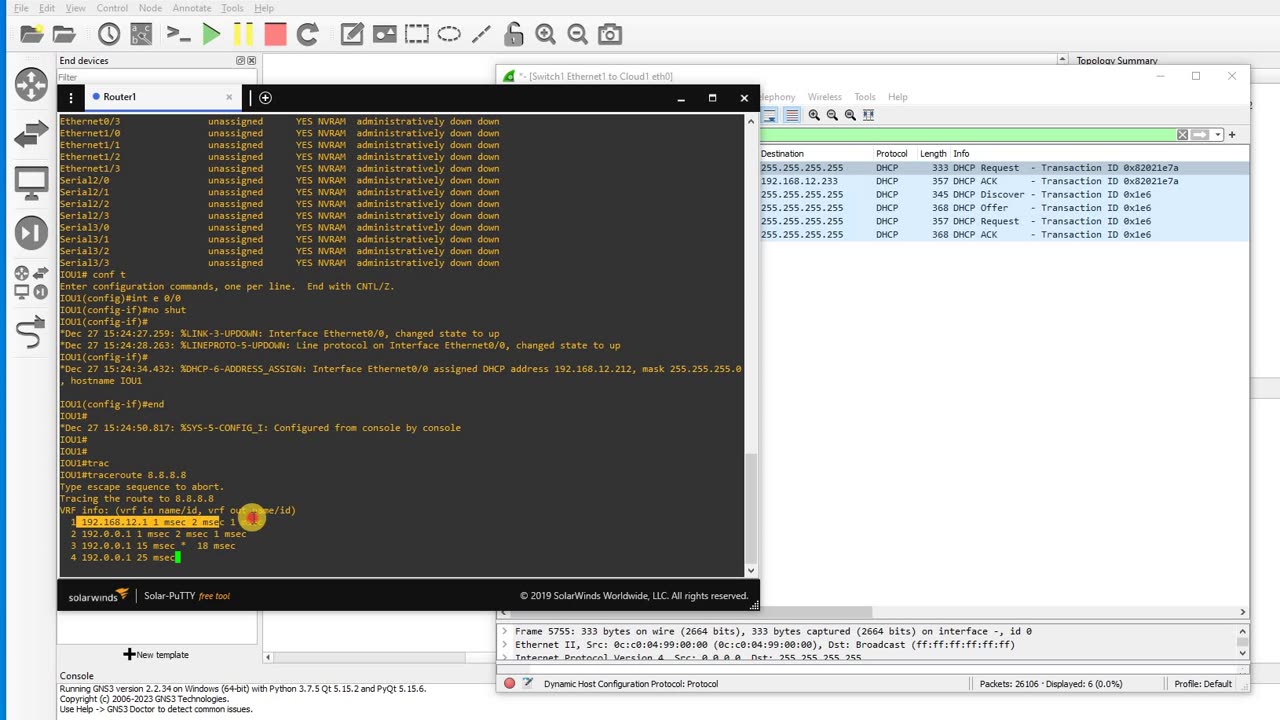 Connecting GNS3 to the Physical Network