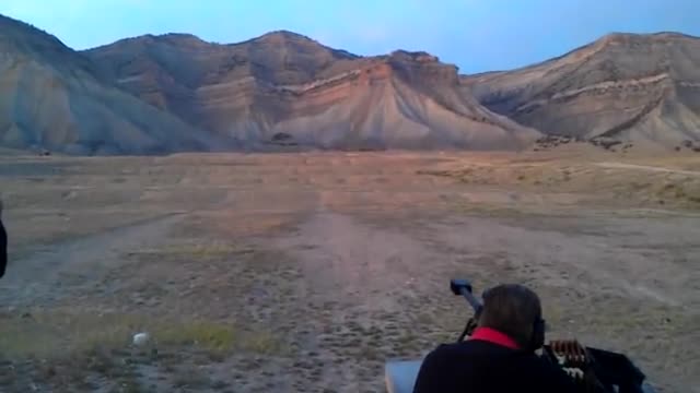 Shooting with a .50 Caliber Tracer Round