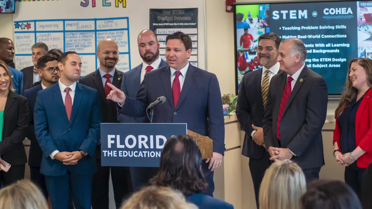 Gov. DeSantis Announces New Teacher Recruitment Initiatives