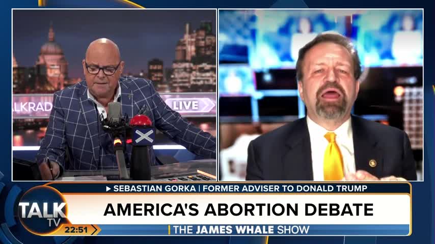 The Abortion Debate. Seb Gorka with James Whale on TalkTV