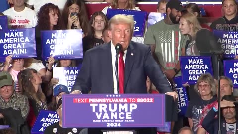 Trump Erie, Pennsylvania Rally Full Pool Video