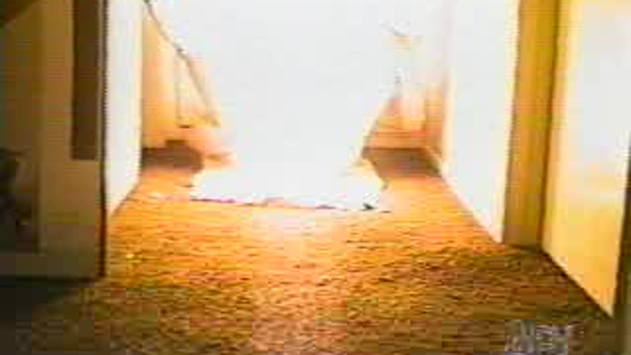 Farts and lights himself on fire