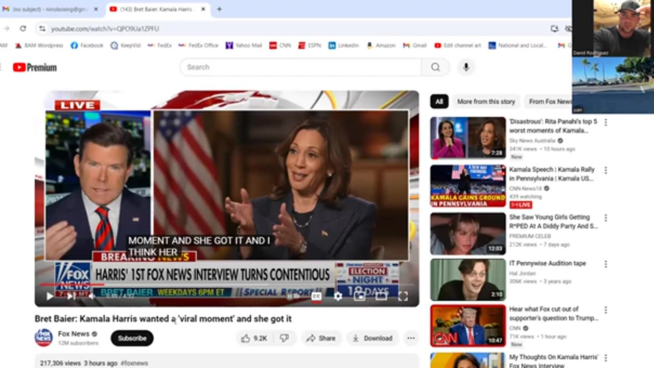 Juan O Savin w/ David Nino: Bret Baier's Disastrous Kamala Harris Interview..!! - Oct 17, 2024