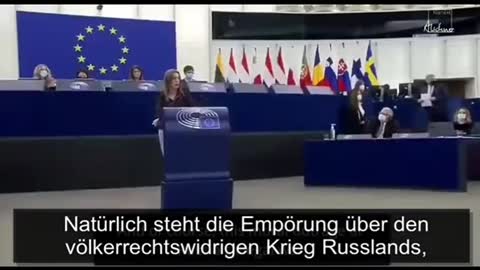 EU-Parlament, hört bitte zu ! Respekt vor dieser Frau !