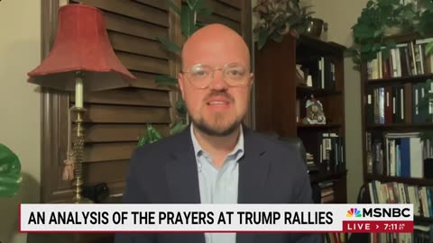 Trump compared to 'righteous prophetic heroes' in prayer at rallies, says reporter