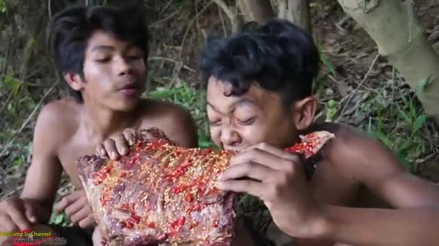 life in the forest primitive boy Cambo