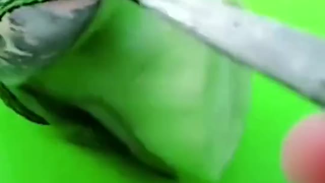 roses made from cucumber