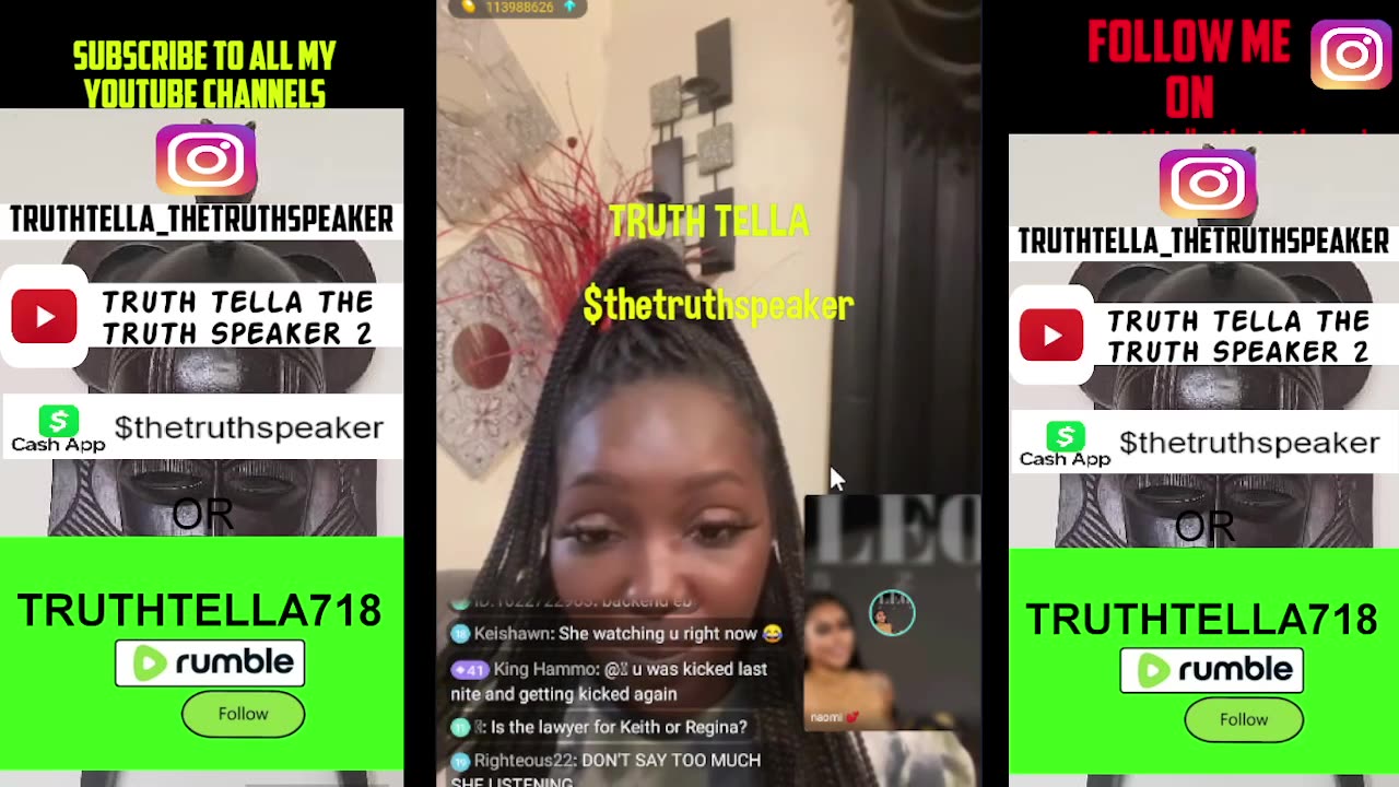 PASTOR P DAUGHTER ALIYAH TELLS EBBIMAY MY SO CALLED UNCLE "GOOFBALL JAMAL"AINT HELPING ME WITH SHIT