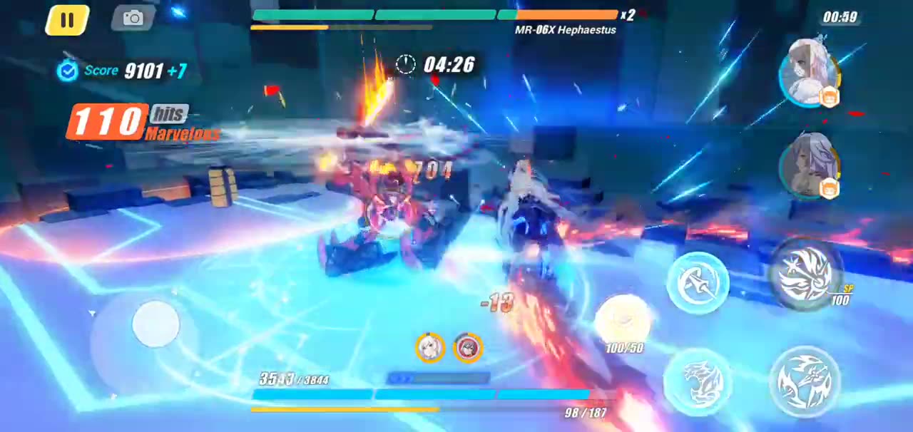Honkai Impact 3rd - Memorial Arena Vs Hephaestus SS Difficulty July 16 2022
