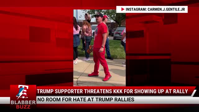 Trump Supporter Threatens KKK For Showing Up At Rally