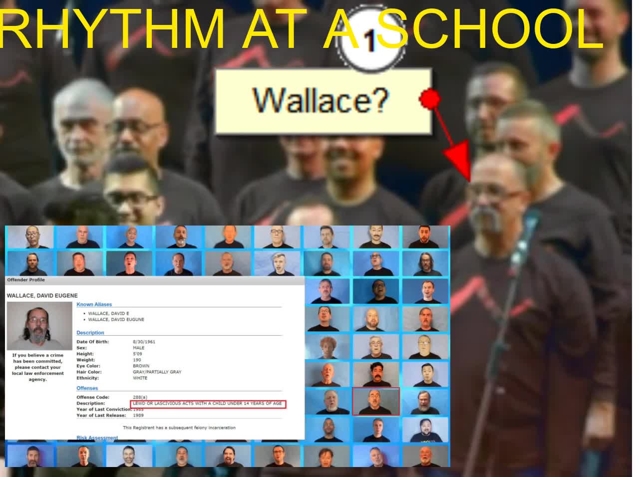 IS THIS WALLACE? BIG TECH SPONSORS PEDOPHILES PERFORMING IN SCHOOLS?