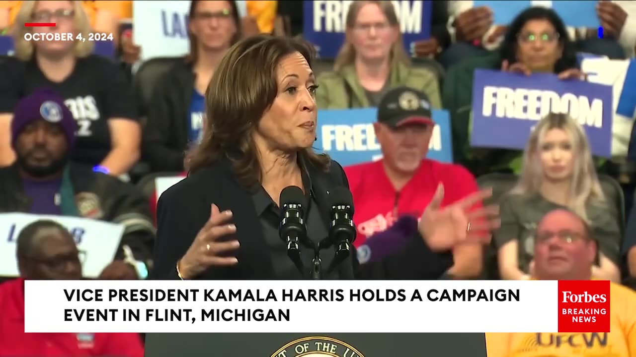 Harris Issues Clear Warning To MI Voters- There's A 'Full-On Assault' Against 'Hard Fought Freedoms'