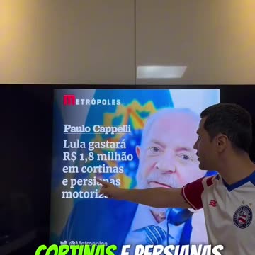 Lula gastará R$1.8 milhão em cortinas e persianas motorizadas!