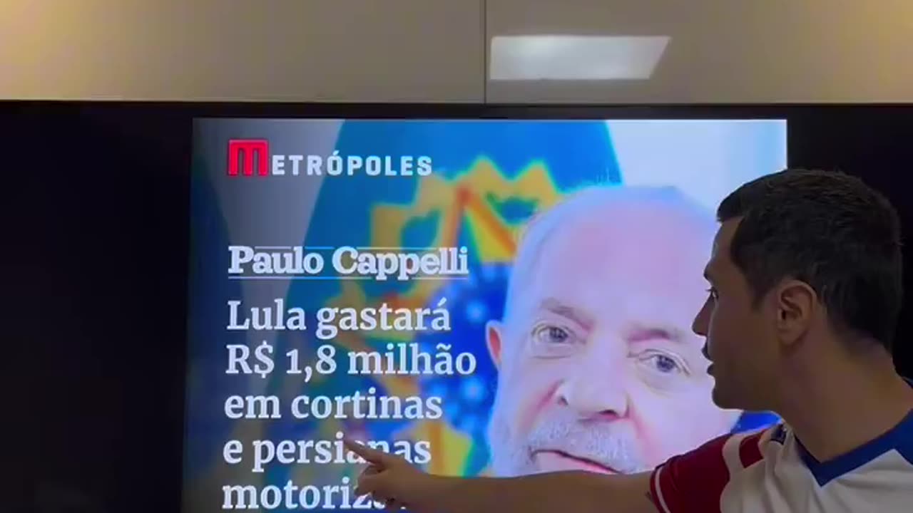Lula gastará R$1.8 milhão em cortinas e persianas motorizadas!