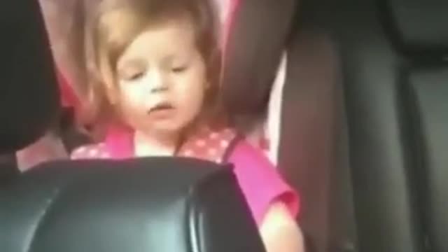 Adorable liltle girl sings bohemia