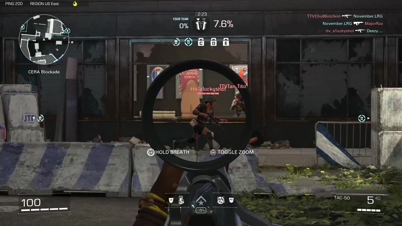 Drag scope collateral