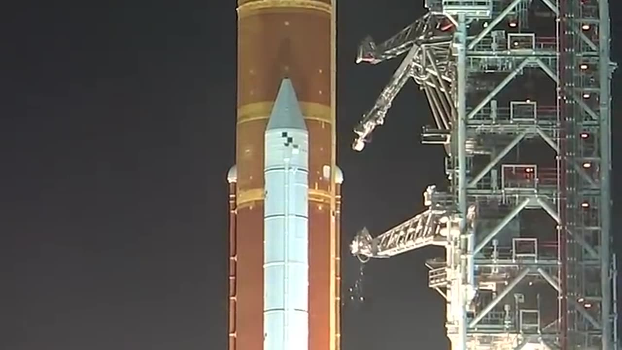 NASA_s Artemis I Rocket Launch from Launch Pad 39B Perimeter